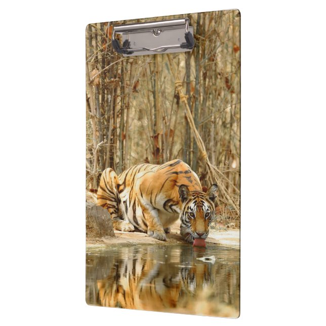 Tiger Reflektion Klemmbrett (Links)