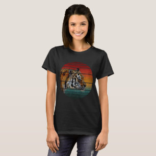 Tiger Retro Vintage Katzen Geschenke T-Shirt