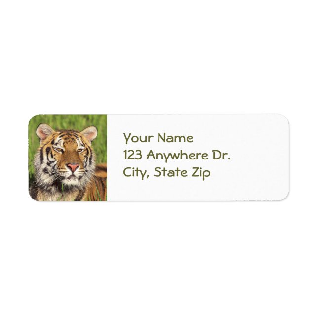 Tiger Return Labels (Vorne)