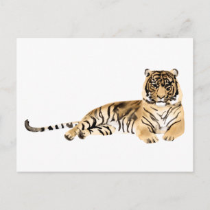 Tiger-Riegel Postkarte