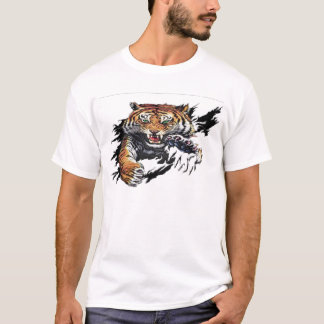 Tiger-Riss T-Shirt