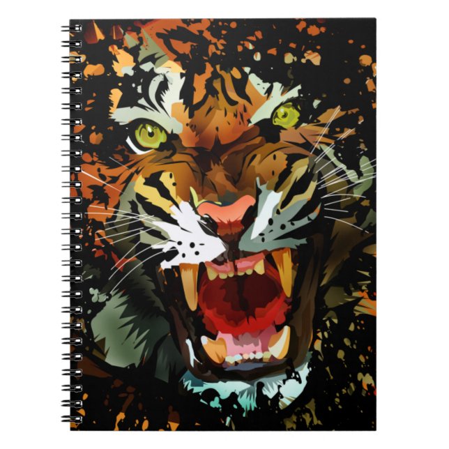 Tiger Roar 2 Notizblock (Vorderseite)