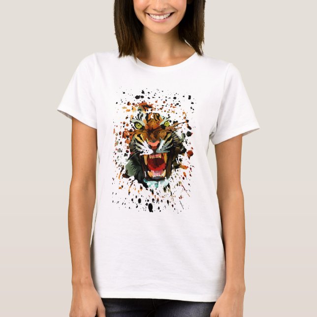 Tiger Roar 2 T-Shirt (Vorderseite)