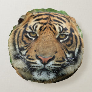 Tiger Rundes Kissen
