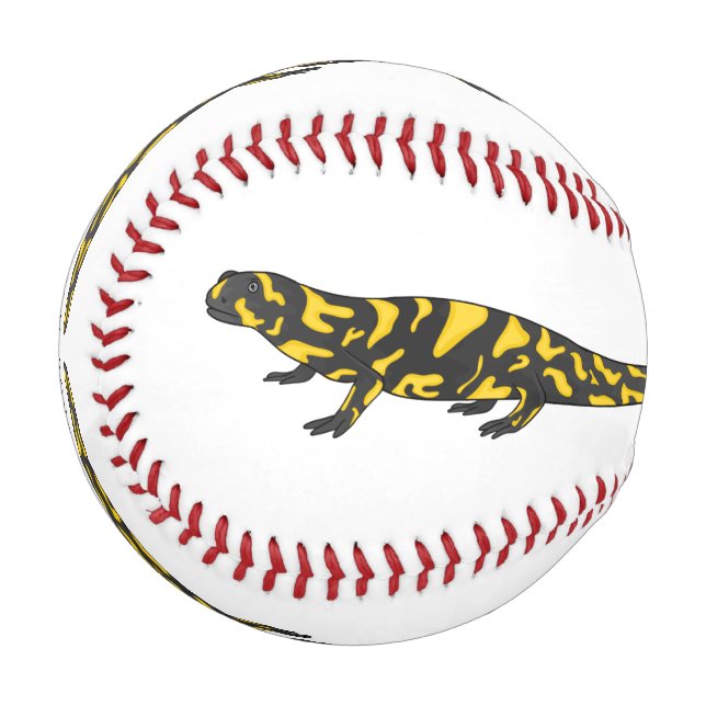 Tiger-Salamander-Cartoon Baseball (Vorderseite Links)