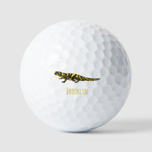 Tiger-Salamander-Cartoon Golfball
