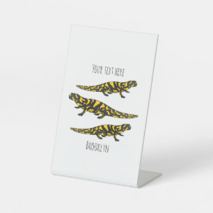 Tiger-Salamander-Cartoon Sockelschild