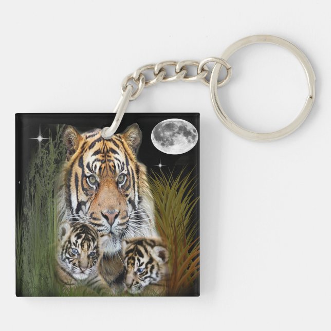 Tiger Schlüsselanhänger (Rückseite)