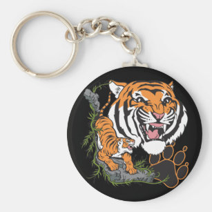 Tiger Schlusselanhanger Zazzle At