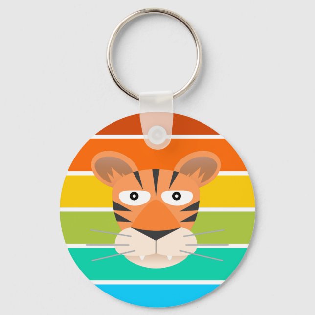 Tiger Schlüsselanhänger (Vorderseite)