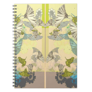Tiger-Schmetterling-Spiral-Foto-Notizbuch Notizblock