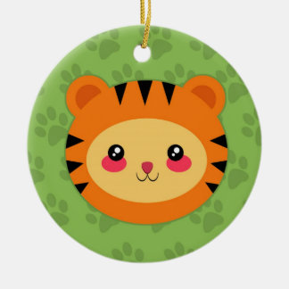 TIGER - Schmuckstück Keramik Ornament