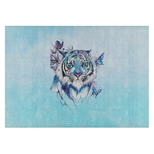 Tiger Schneidebrett (Vorderseite)