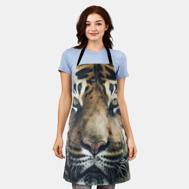 Tiger Schürze (Getragen)