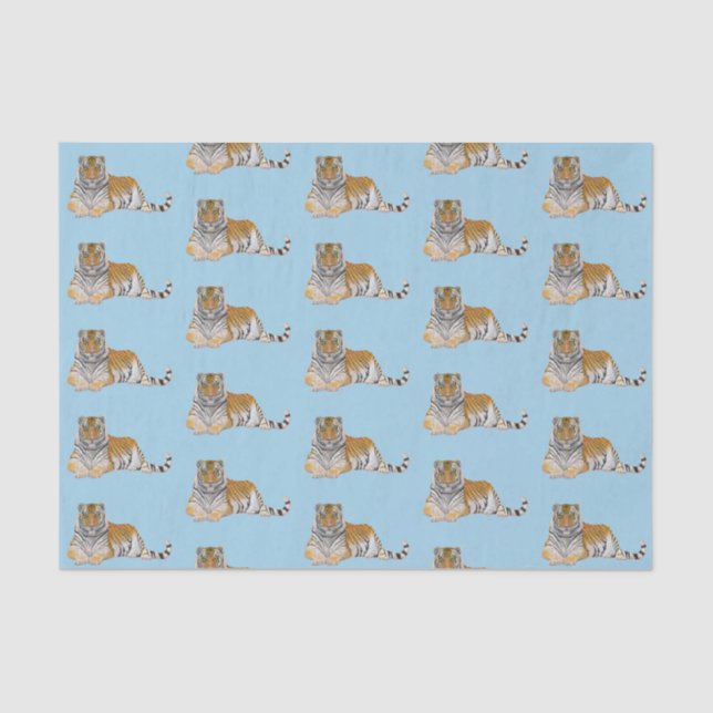 Tiger Seidenpapier (Vorderseite)