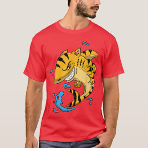 Tiger Shark Tigershark Boys Männer Kinder Raubtier T-Shirt