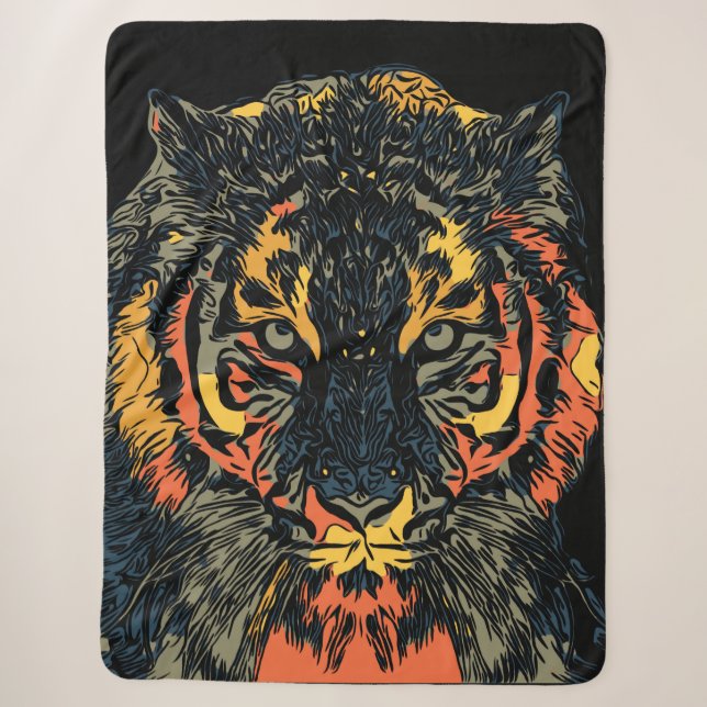 Tiger Sherpadecke (Vorderseite)