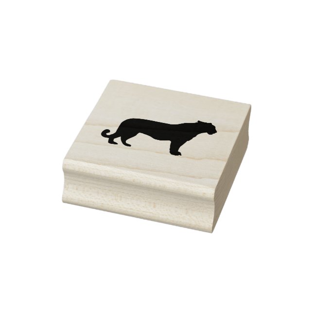 Tiger-Silhouette Gummistempel (Stempel)