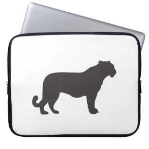 Tiger-Silhouette Laptopschutzhülle