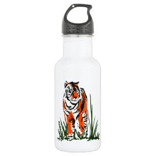 Tiger Silkscreen Edelstahlflasche