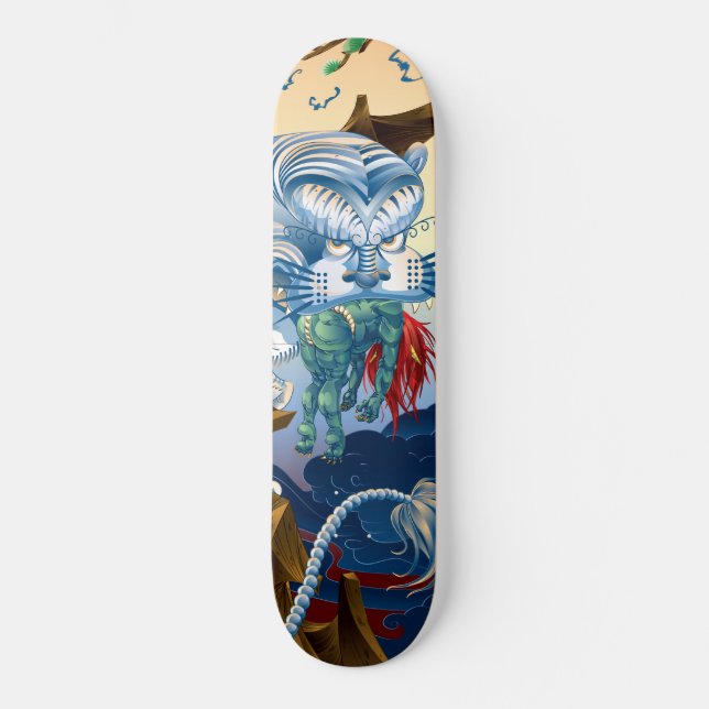 Tiger Skateboard (Vorderseite)