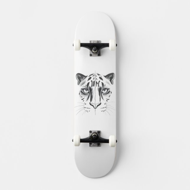 Tiger Skateboard (Vorderseite)