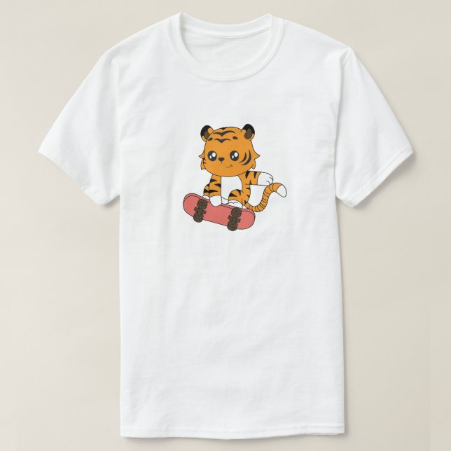 Tiger Skating T-Shirt (Design vorne)