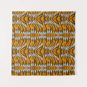 Tiger Skin Animal Print Design Wandteppich