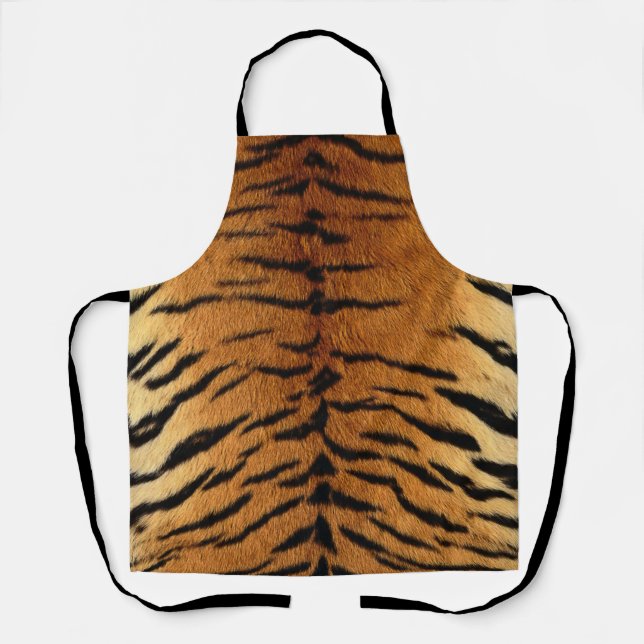 Tiger Skin Print Schürze (Vorderseite)
