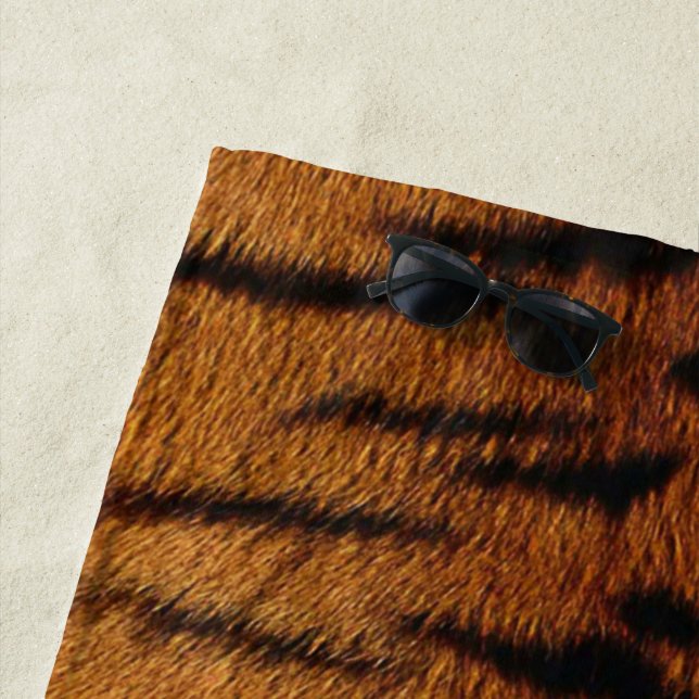 Tiger Skin Print Strandtuch (Beispiel)