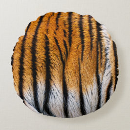 Tiger Skin Round Pillow Rundes Kissen