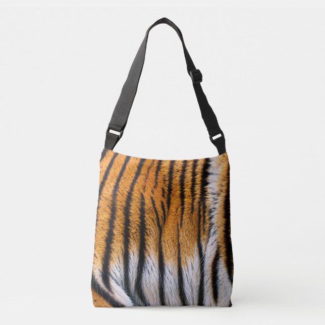 Tiger Skin Tote Bag Tragetaschen Mit Langen Trägern (Vorderseite)