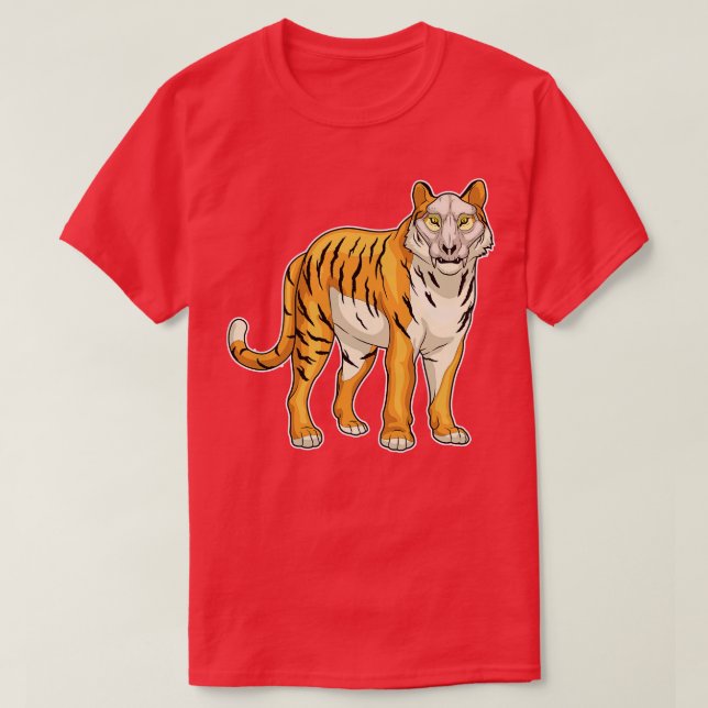 Tiger Skull Mask T-Shirt (Design vorne)