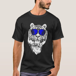 Tiger Sonnenbrille Party Music Tiger Liebe Tiger F T-Shirt