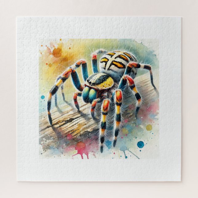 Tiger Spider 260824AREF109 - Watercolor Puzzle (Vertikal)
