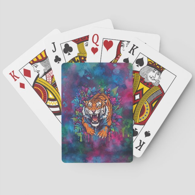 Tiger Spielkarten (Rückseite)