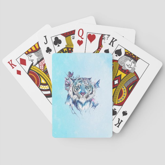 Tiger Spielkarten (Rückseite)