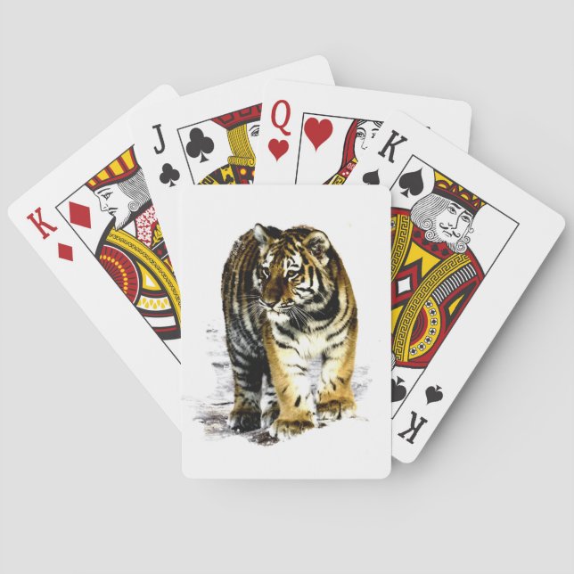 Tiger Spielkarten (Rückseite)