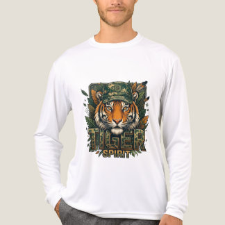 Tiger Spirit Herren Bella+Canvas Tri-Blend Langarm Shirt