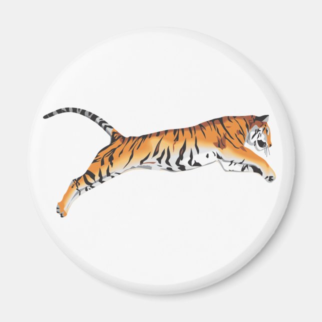 Tiger springen magnet (Vorne)