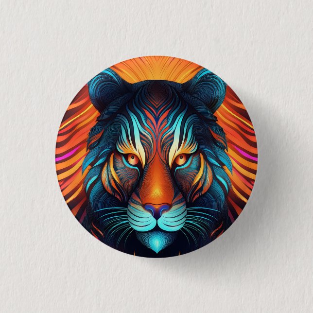 Tiger Stare! Button (Vorderseite)