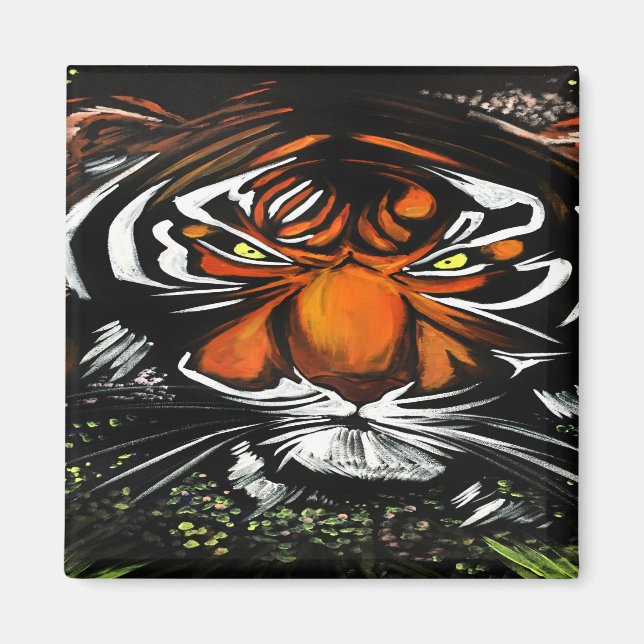 Tiger Stare Magnet (Vorne)