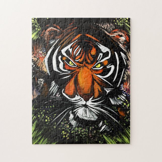 Tiger Stare Puzzle (Vertikal)