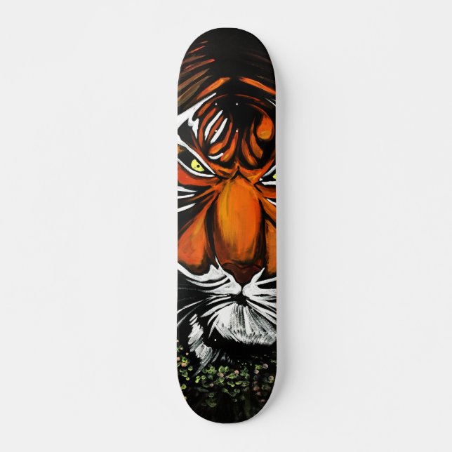 Tiger Stare Skateboard (Vorne)