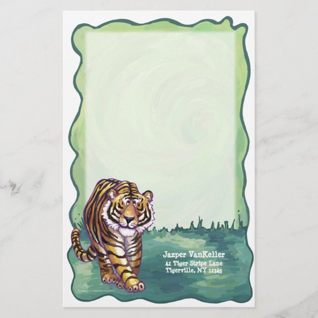 Tiger Stationery Briefpapier (Vorderseite)