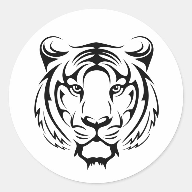 Tiger Sticker (Vorderseite)