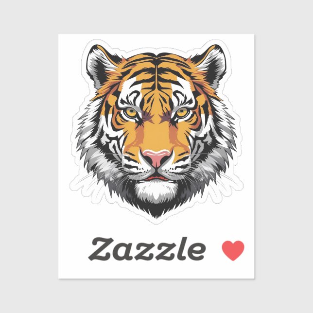 Tiger Stickers Aufkleber (Blatt)