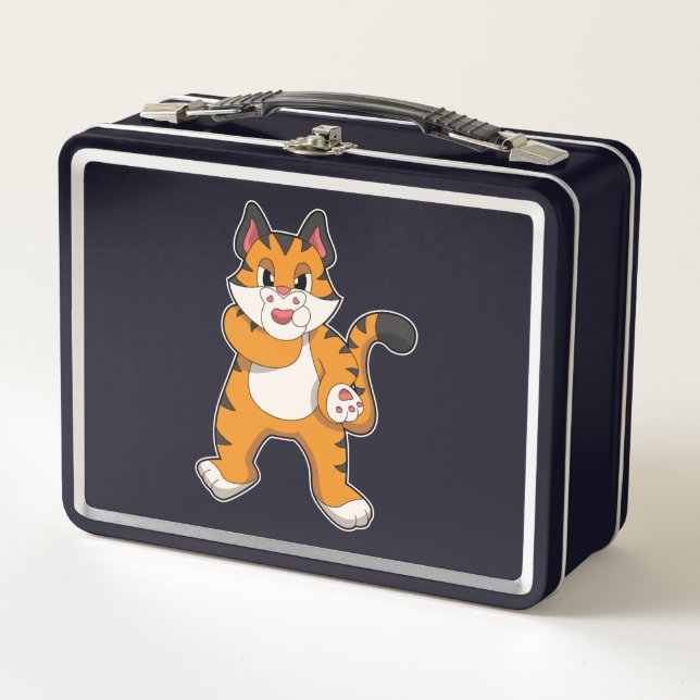 Tiger still metall brotdose (Vorderseite)