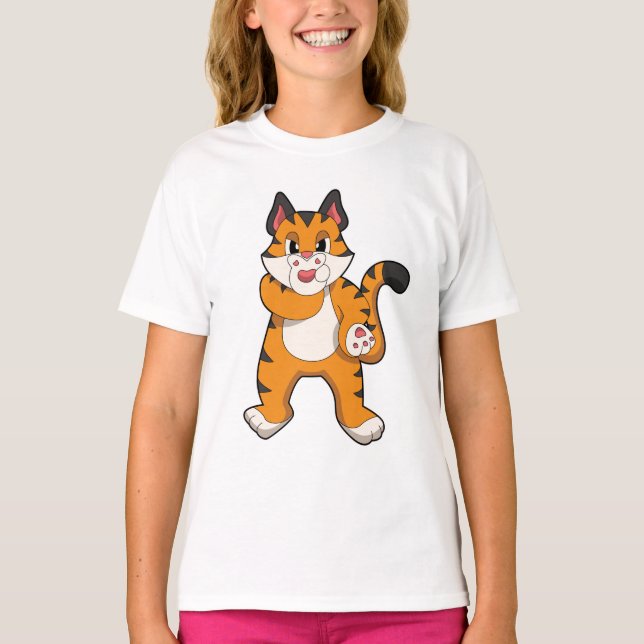 Tiger still T-Shirt (Vorderseite)