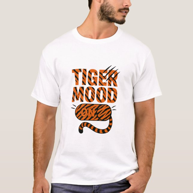Tiger-Stimmung T-Shirt (Vorderseite)